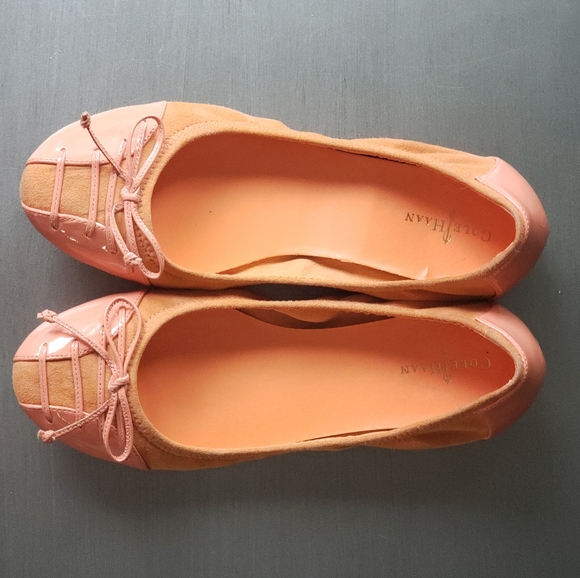 [Cole Haan] coral Air Jenni Bow Ballet II flat 9B - Picture 1 of 3
